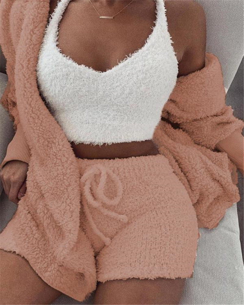 Fuzzy pajama set