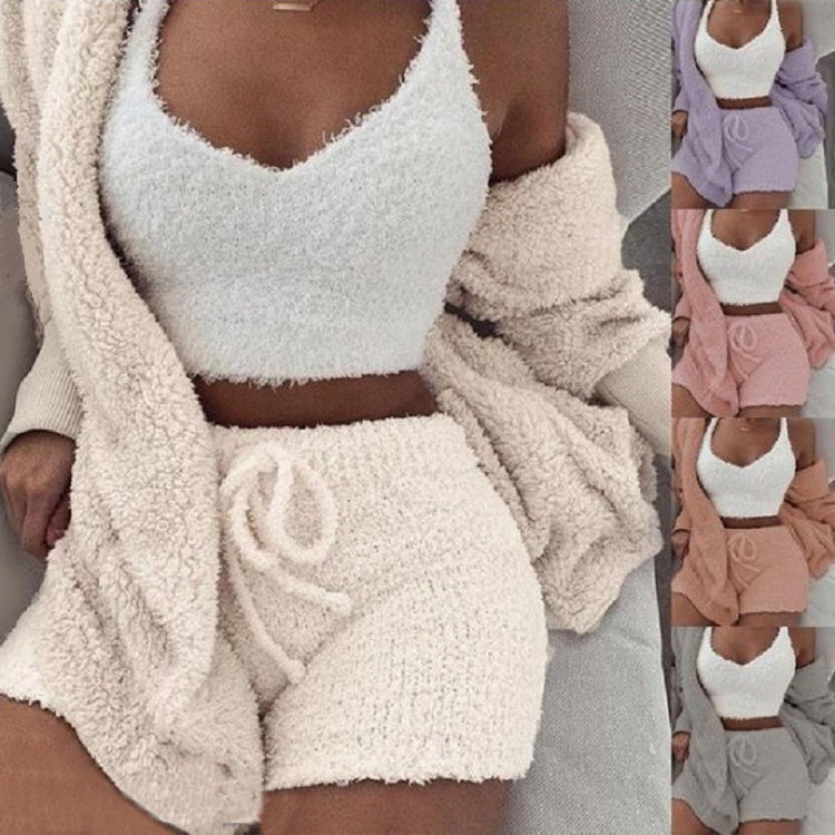 Fuzzy pajama set