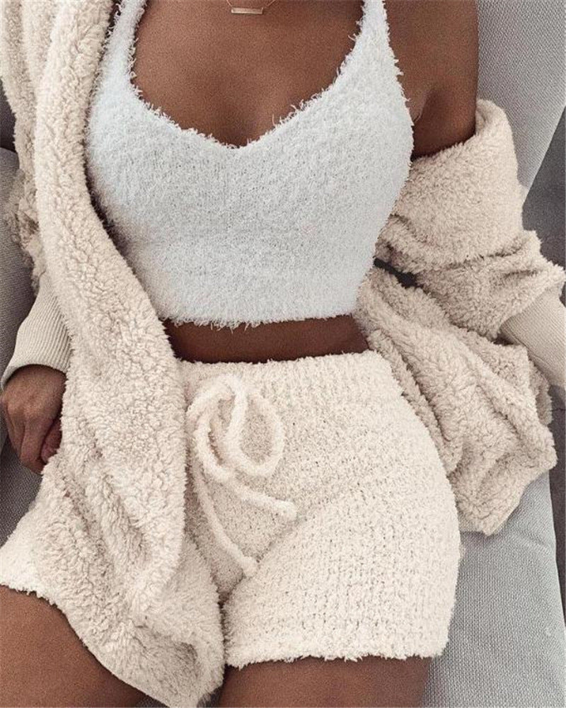 Fuzzy pajama set