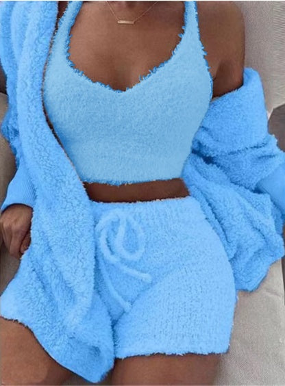 Fuzzy pajama set