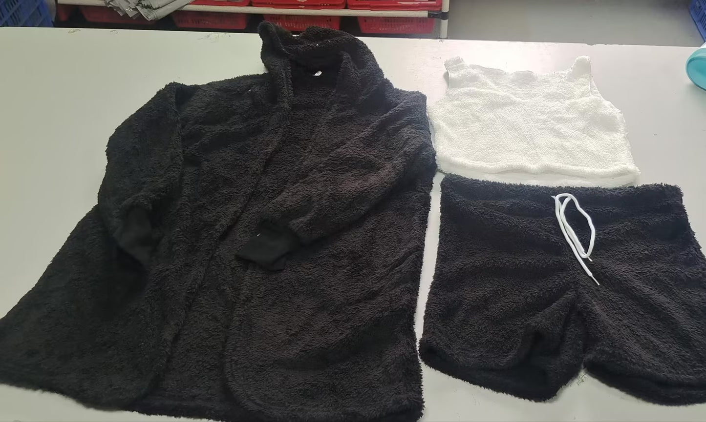 Fuzzy pajama set