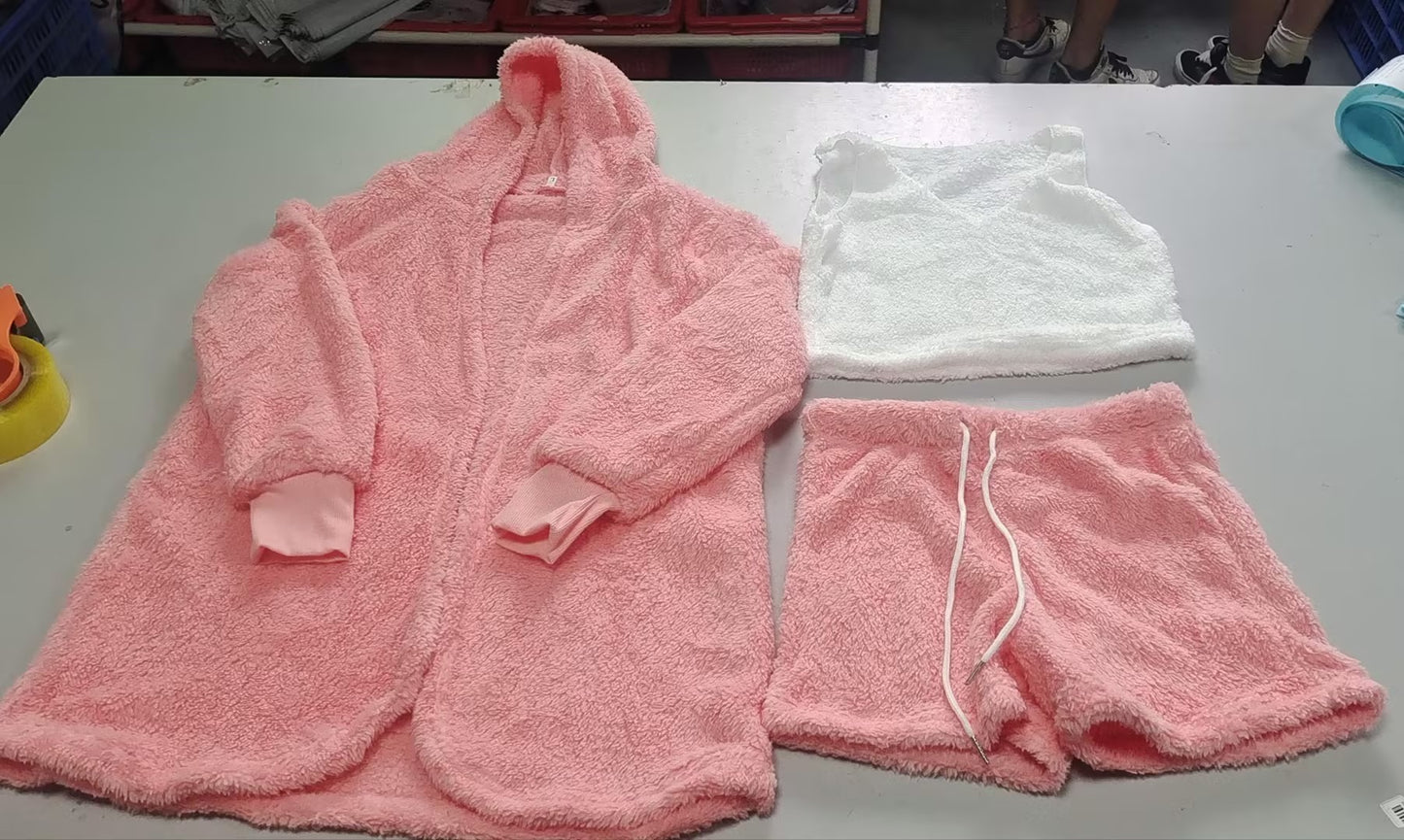Fuzzy pajama set