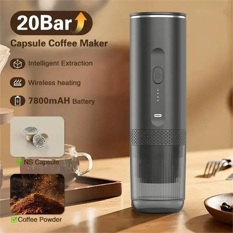 BrewX 3 in 1 Wireless Portable Espresso Machine