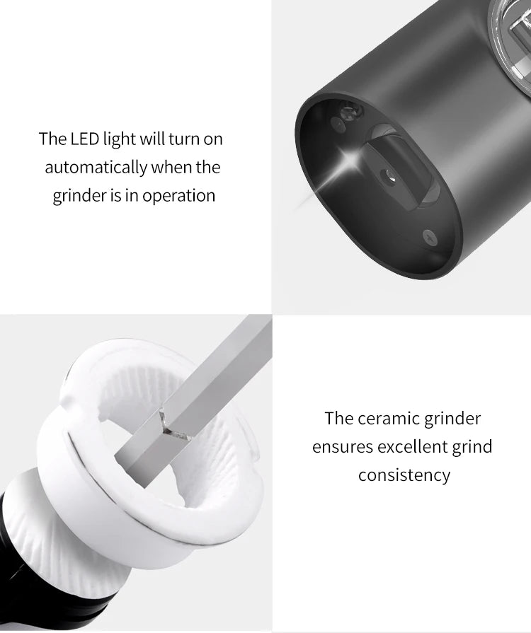 Automatic Pepper And Salt Grinder