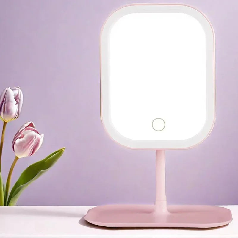 Mini TouchScreen LED vanity mirror
