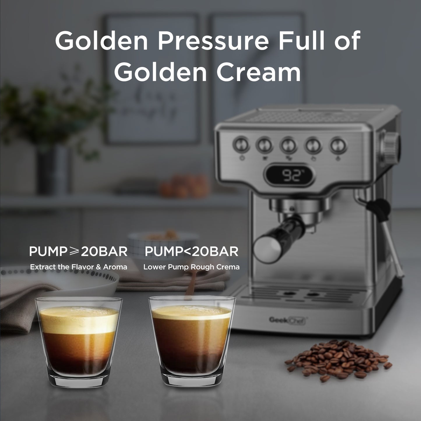 Modern Chef Espresso Machine