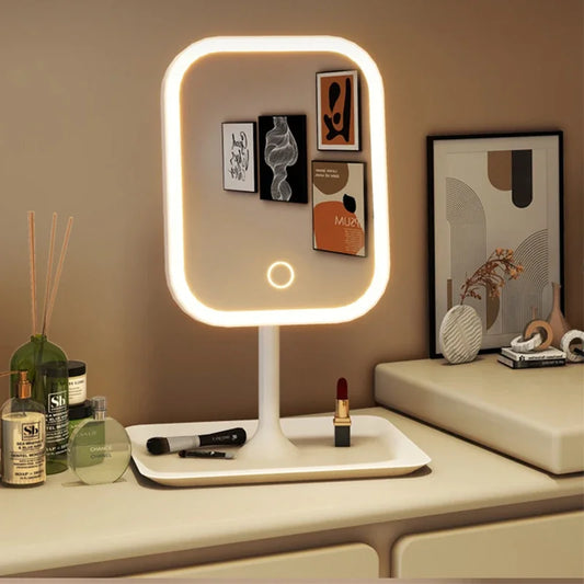 Mini TouchScreen LED vanity mirror